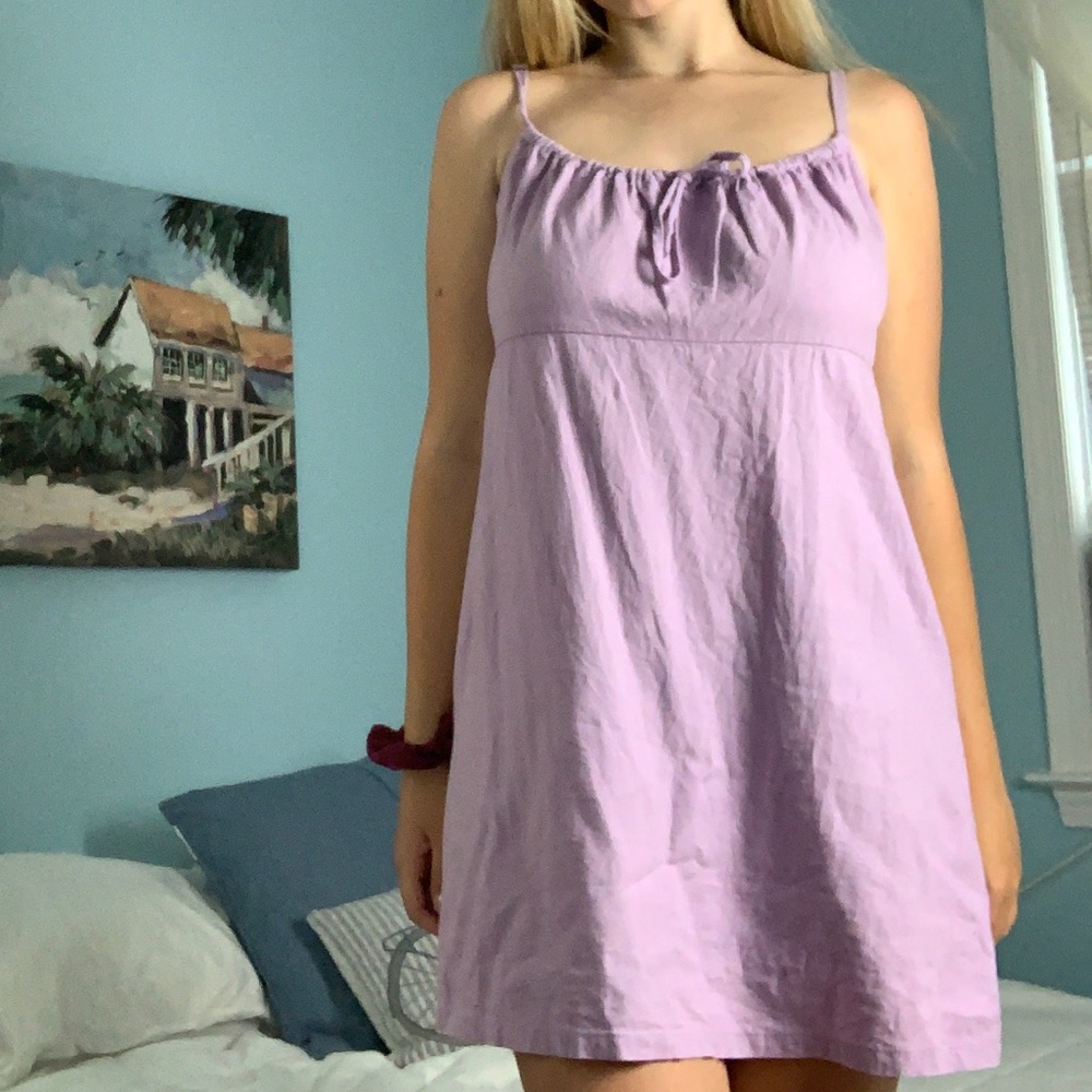 Urban Outfitters Lavender Babydoll/Peasant Dress
